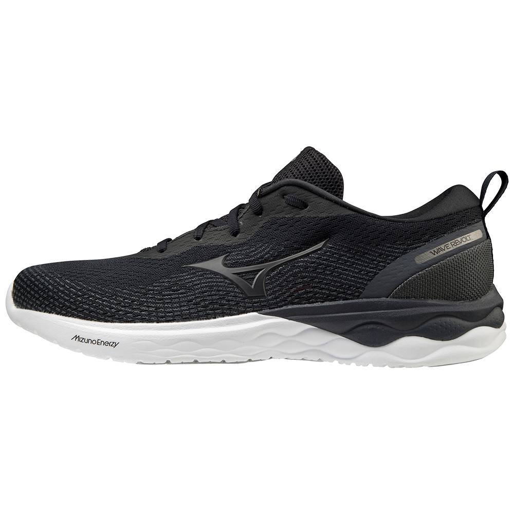 Scarpe Running Mizuno Wave Revolt Uomo - Nere/Bianche - 80734-XSHK